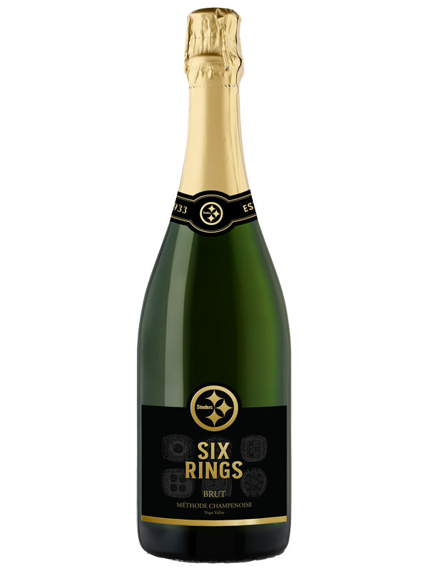 Pittsburgh Steelers Six Rings Napa Valley Sparkling Brut  WineShop At Home
