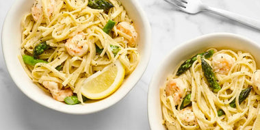 Asparagus Shrimp Pasta