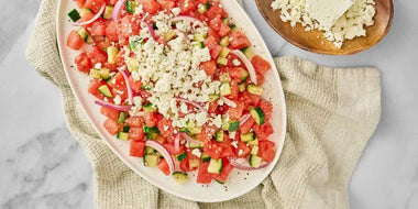 Balsamic Watermelon Feta Salad