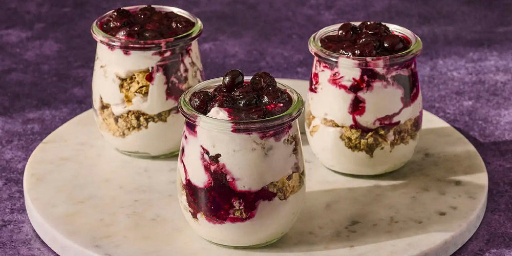 Black Currant Cheesecake Mousse