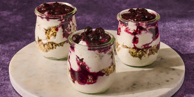 Black Currant Cheesecake Mousse