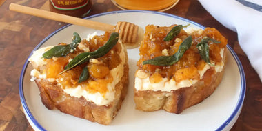 Butternut Squash Burrata Toast