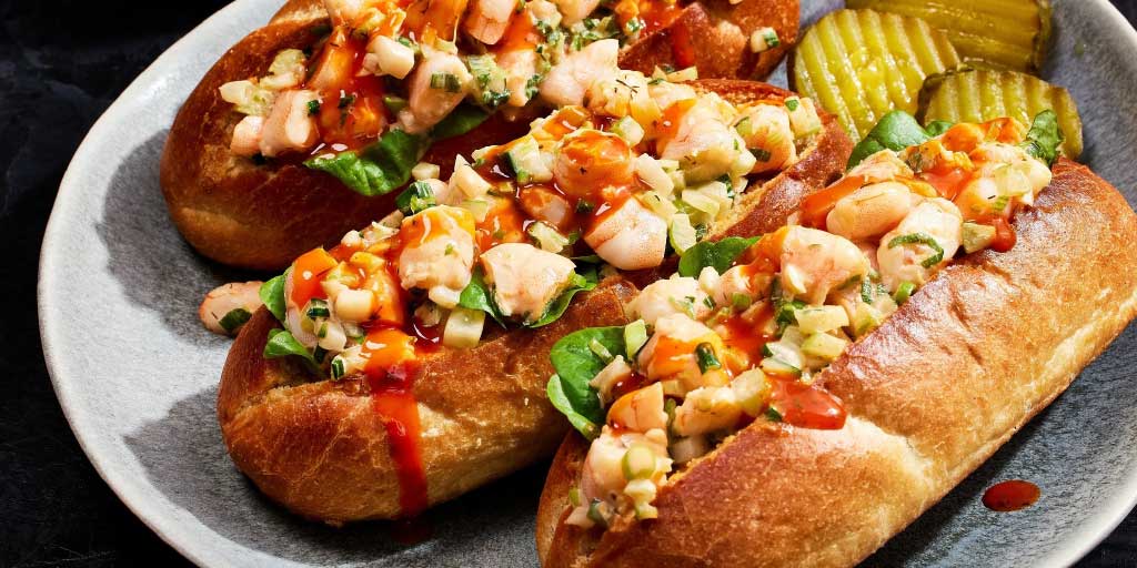 Dill Pickle Shrimp Rolls