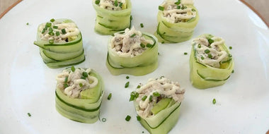 Ground Turkey Cucumber Sushi Rolls