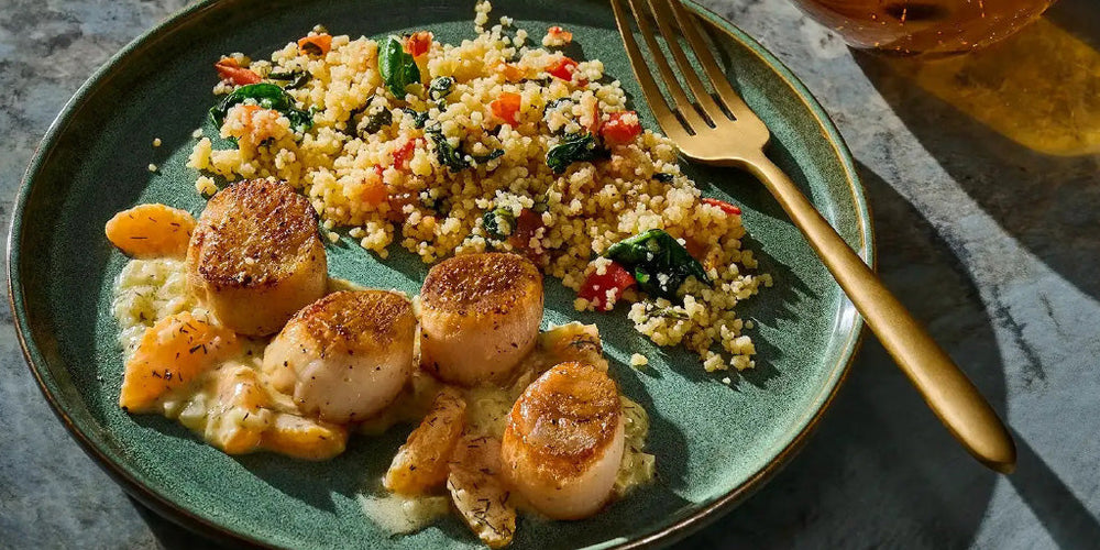 Seared Scallops with Lemon Dill Beurre Blanc