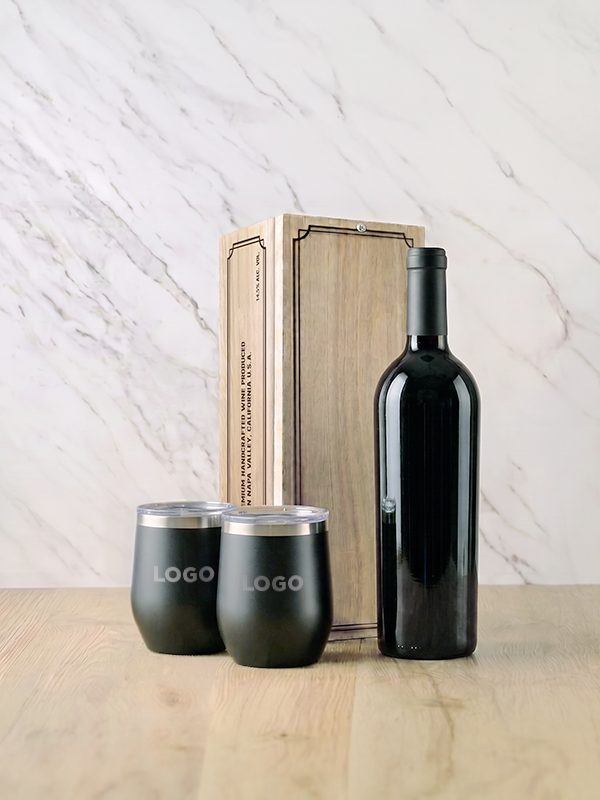 1-Bottle Wood Crate Gift
