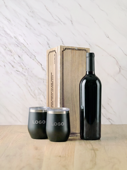 1-Bottle Wood Crate Gift