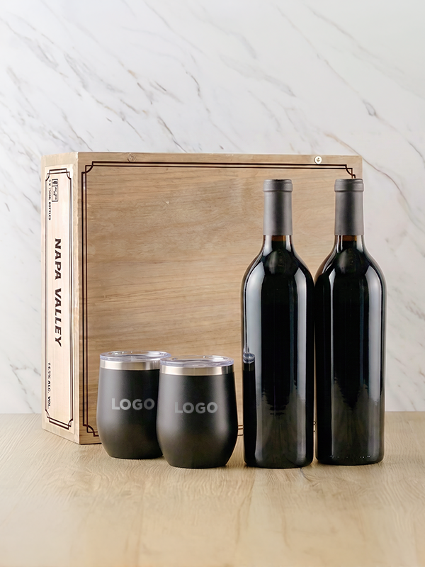 3-Bottle Wood Crate Gift