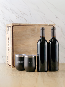 3-Bottle Wood Crate Gift