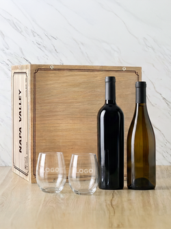 6-Bottle Wood Crate Gift