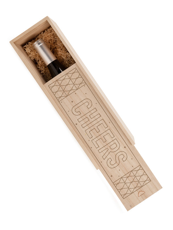 Cheers Wood Wine Box