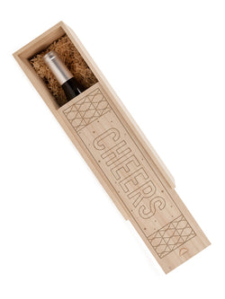 Cheers Wood Wine Box