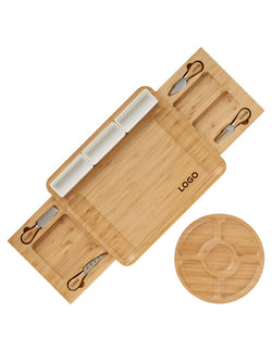 Large Cheese Board with Knife Set - Customizable