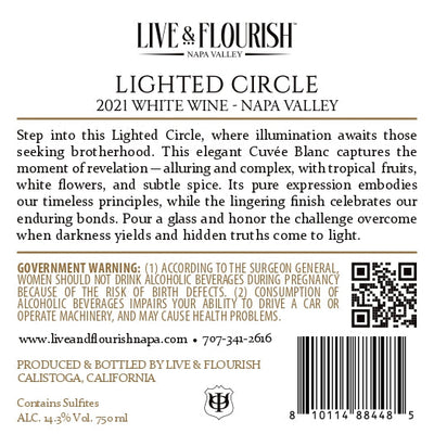 Lighted Circle - 2021 Cuvée Blanc - Napa Valley