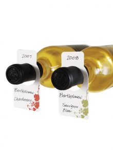 Cellar Bottle Tags - WineShop At Home set of 50 (25 of each color) cell bottle tags