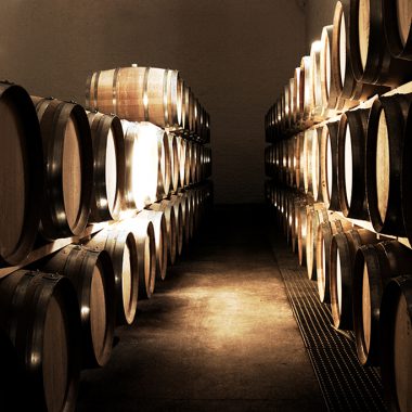 Oak and Wine Barrels