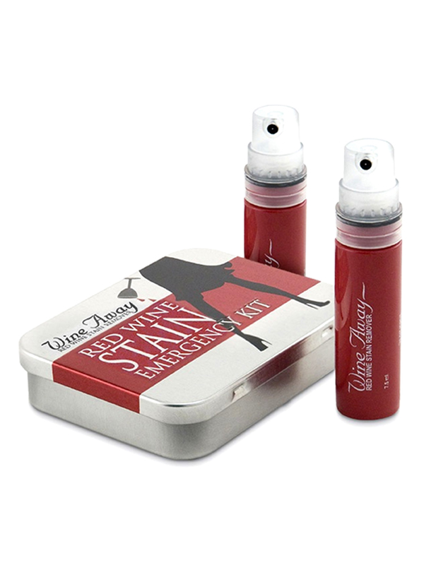 Wine Away Emergency Kit - WineShop At Home red wine stain remover formulated to remove most red wine stains