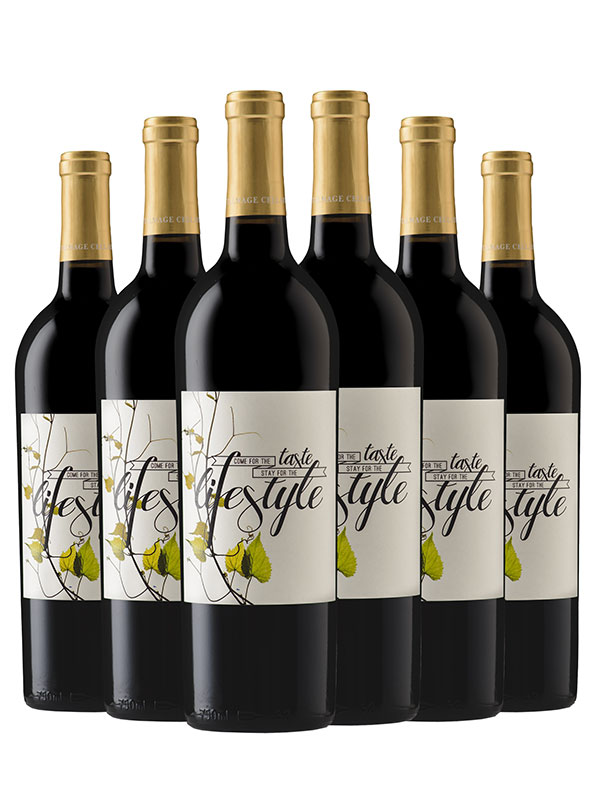 Case of Personalized Cabernet and Merlot - WineShop At Home 6 bottles of personalized Cabernet and 6 bottles of personalized Merlot designed specifically for red wine lovers