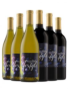 Half-Case of Personalized Merlot and Chardonnay - WineShop At Home 6 bottles of personalized Merlot and Chardonnay. Customize our wines with your own special message.