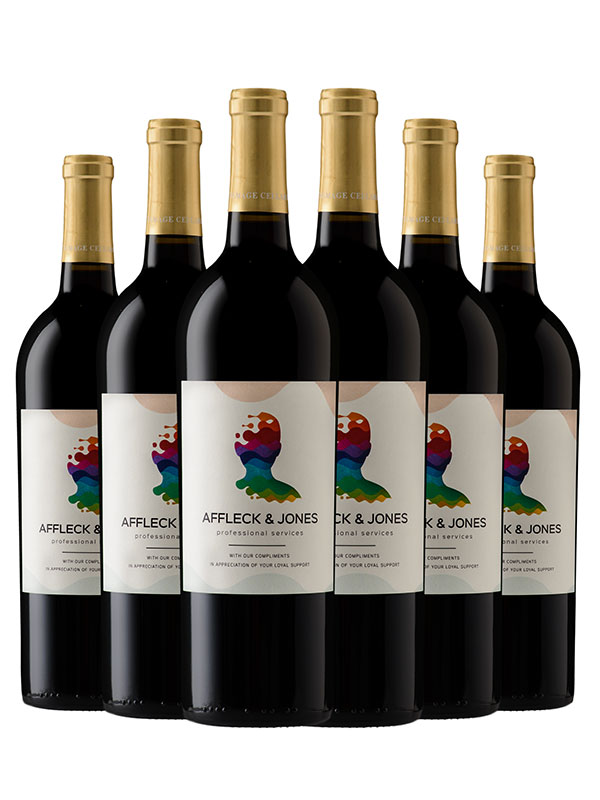 Half-Case of Personalized Merlot - WineShop At Home 6 bottles of personalized Merlot is a perfect red choice. Customize our wines with your own special message.