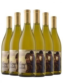 Half-Case of Personalized Chardonnay - WineShop At Home half-case of 6 personalized Chardonnay bottles. Customize our wines with your own special message.