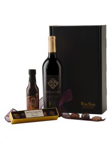 Personalized Cabernet and Truffles - WineShop At Home personalized Cabernet Sauvignon, truffles and chocolate Cabernet sauce
