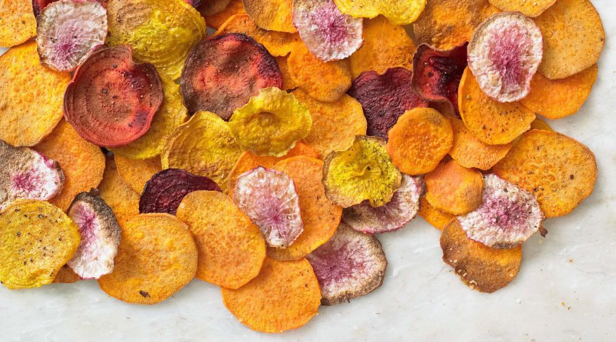 Baked Root Vegetable Chips
