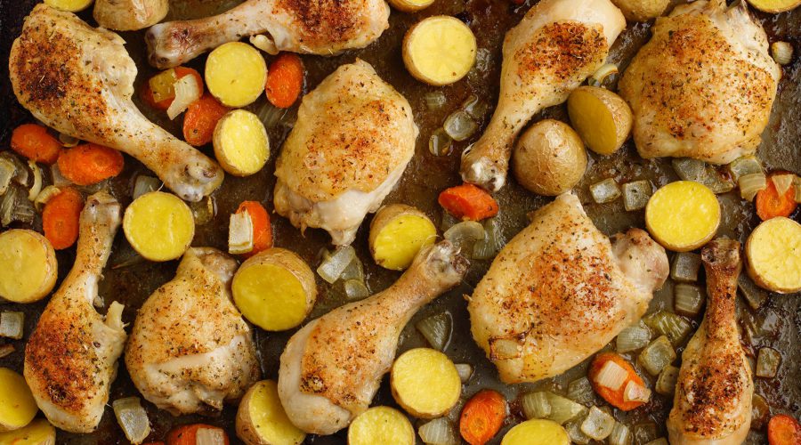 Garlic & Herb Roasted Chicken and Vegetables
