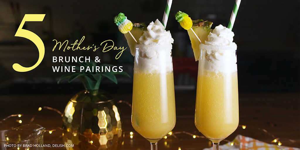5 Breezy Brunch & Wine Pairings for Mother's Day - Dole Whip Mimosas