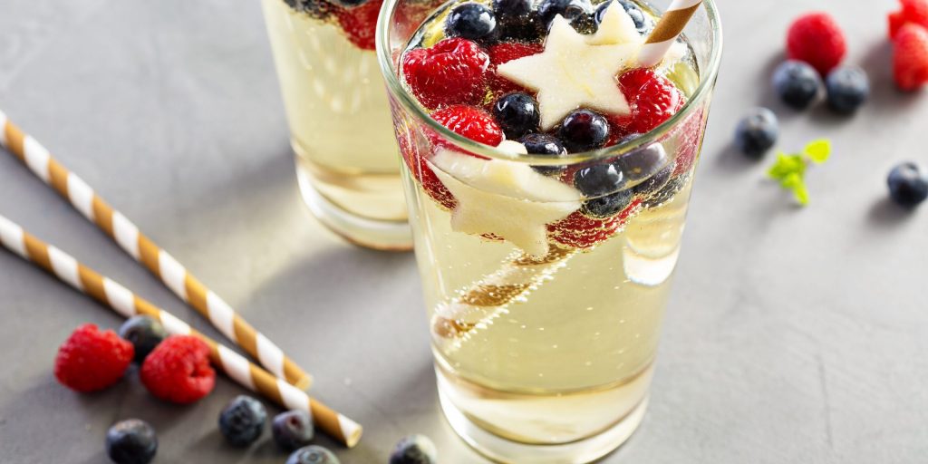 Red, White and Blue Sangria