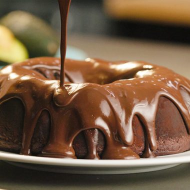 Chocolate Fudge Avocado Cake
