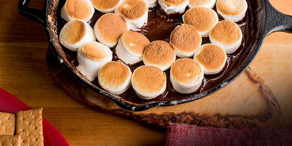 S'mores Dip with Spiced Chocolate Ganache