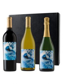 Personalized Mixed Trio: Cabernet, Chardonnay and Sparkling