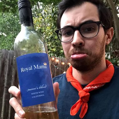 A Consultant sad that his bottle of Royal Mama Mimi's Blend is almost empty