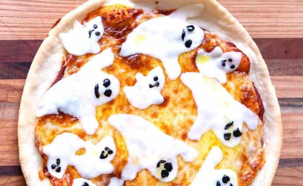 Ghost-topped Pizza