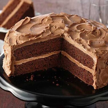 Gluten Free Chocolate Cake with Chocolate Buttercream Frosting