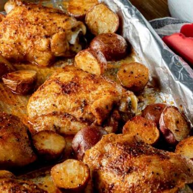 Rotisserie Roasted Chicken with Potatoes