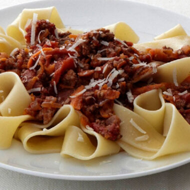 Pappardelle with Tuscan Ragu